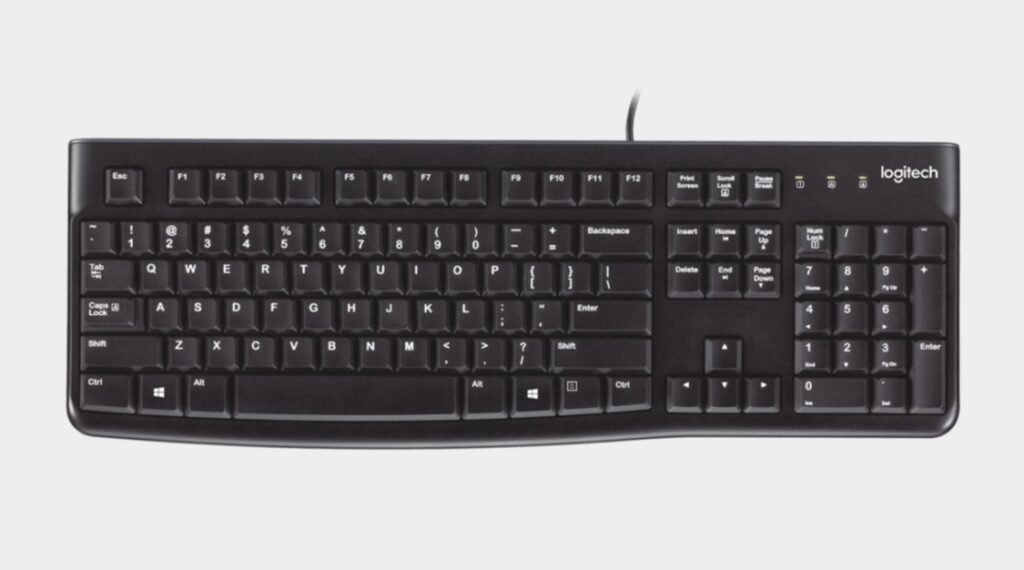 NEW Logitech K120 Wired USB Keyboard for PC Windows Desktop Computer - Black OEM