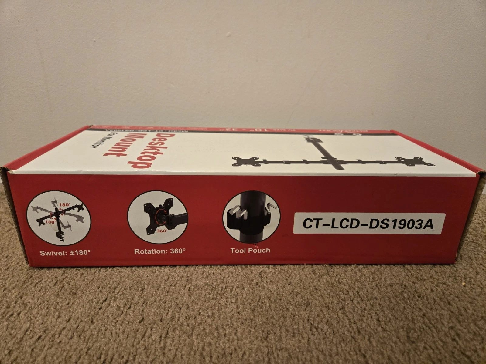 Charmount Double Monitor Arm (CT-LCD-DSA1102) - Image 3