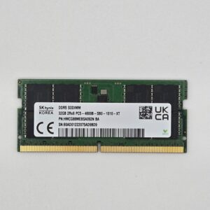 SK Hynix 32GB 2RX8 DDR5 PC5-4800B-SB0 SODIMM Memory RAM HMCG88MEBSA092N Laptop