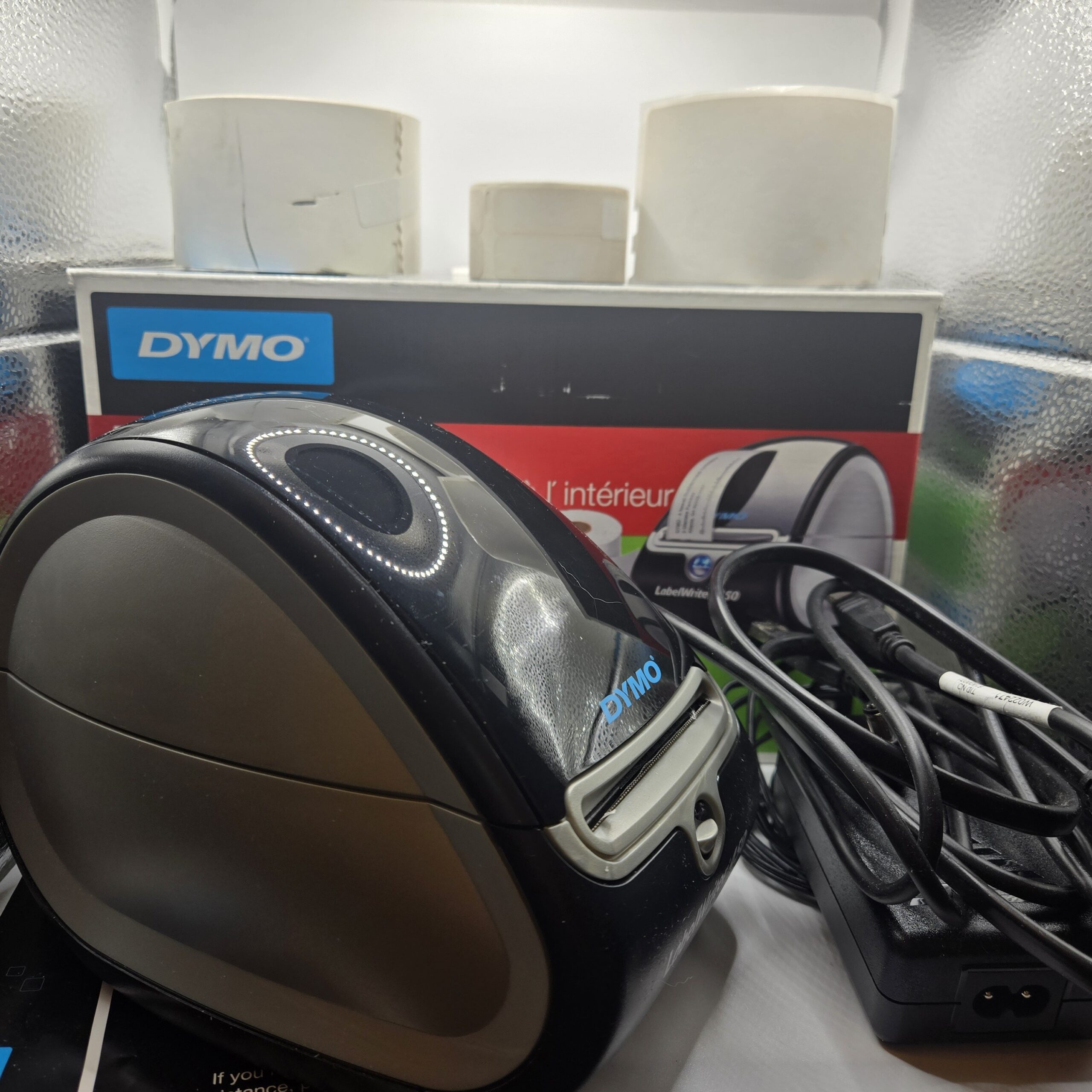 DYMO LabelWriter 450 170110 Thermal Printer + Box, 4 Rolls, Adapter USB - Image 3