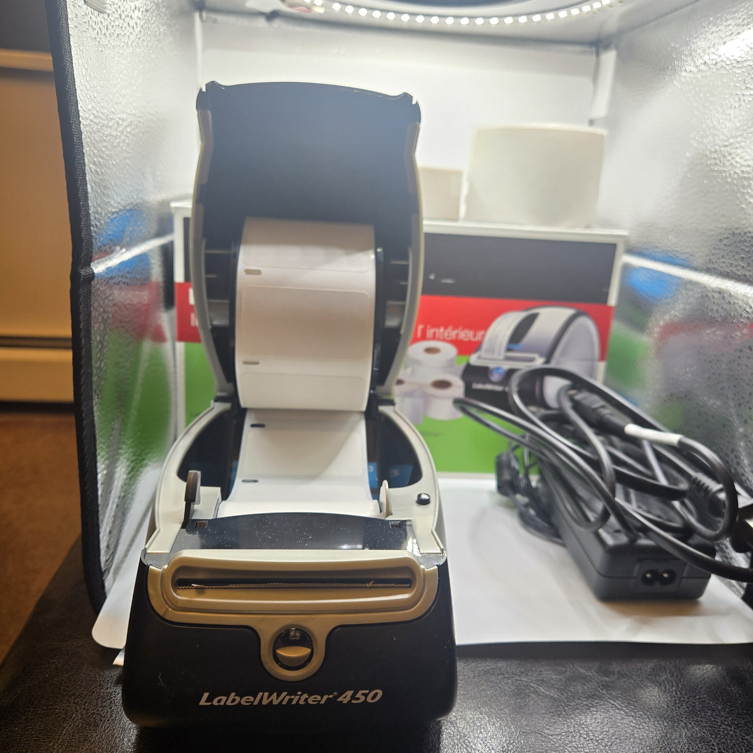 DYMO LabelWriter 450 170110 Thermal Printer + Box, 4 Rolls, Adapter USB - Image 4