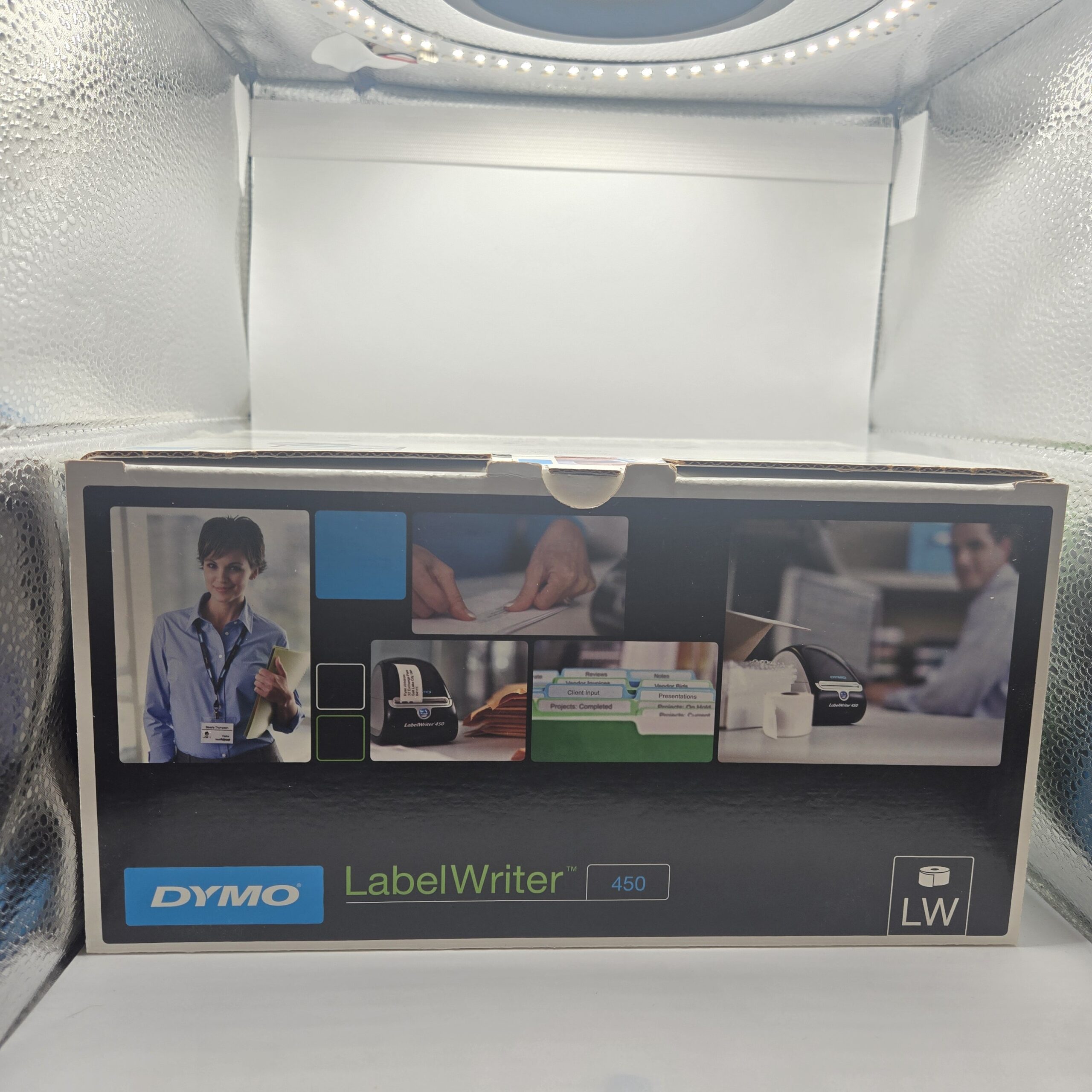 DYMO LabelWriter 450 170110 Thermal Printer + Box, 4 Rolls, Adapter USB - Image 2