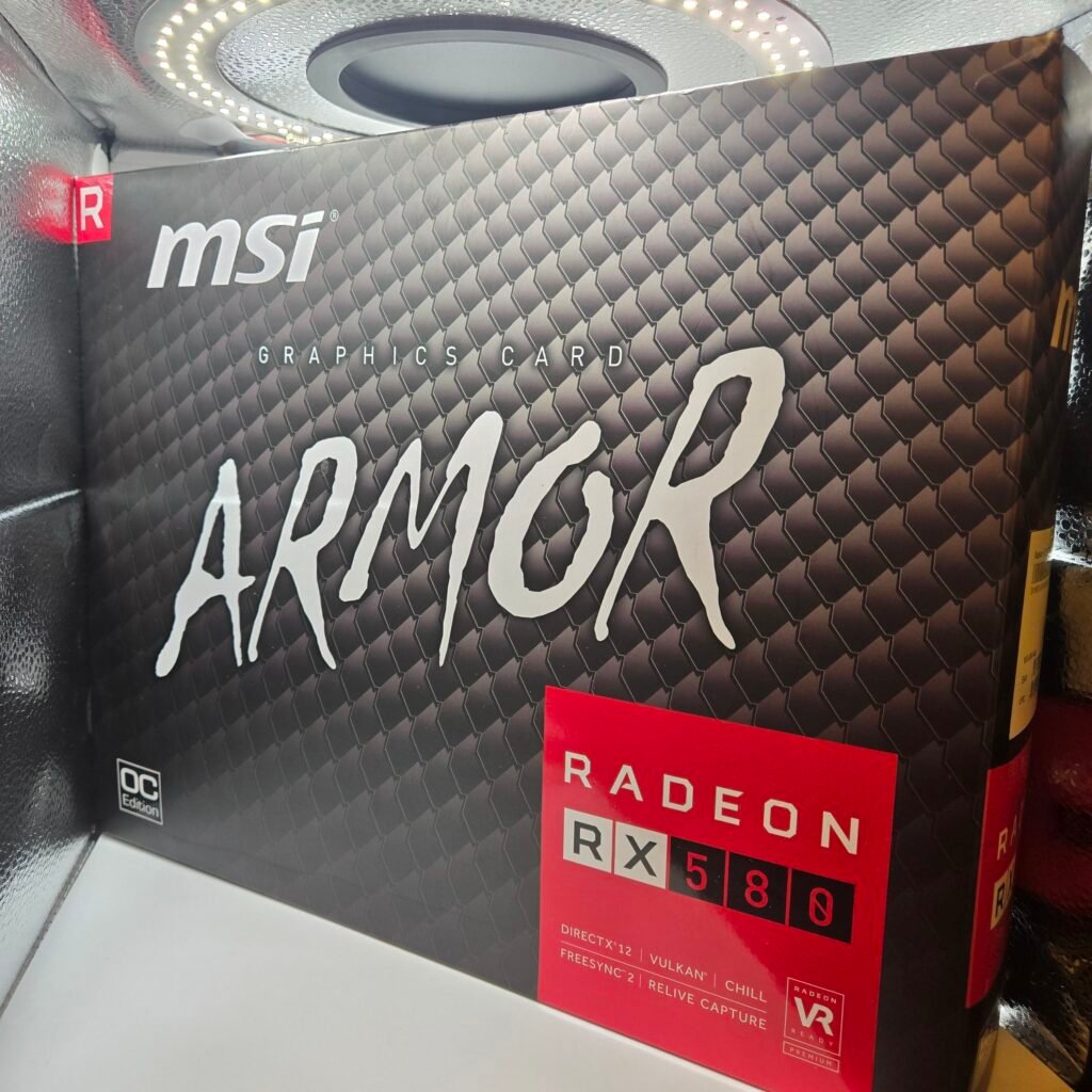 MSI Radeon RX 580 8GB OC GDDR5 AMD Graphics Card GPU Video Card + Box
