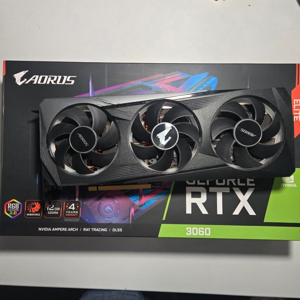 GIGABYTE AORUS GeForce RTX 3060 Elite 12GB Rev 2.0 | RGB | Fully Tested + Box