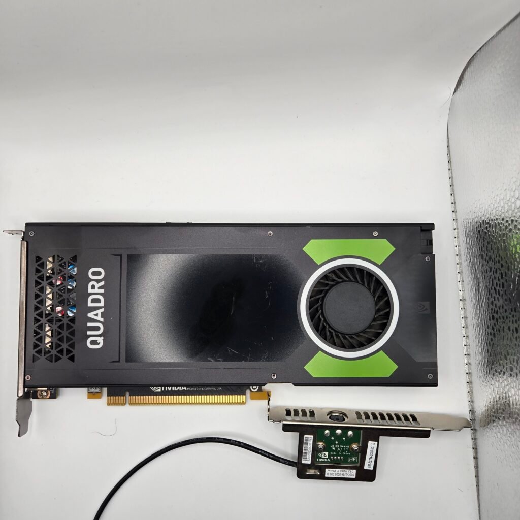 NVIDIA Quadro P4000 8GB GDDR5 PCIe 3.0 Workstation Graphics Card + 3D Stereo Bracket