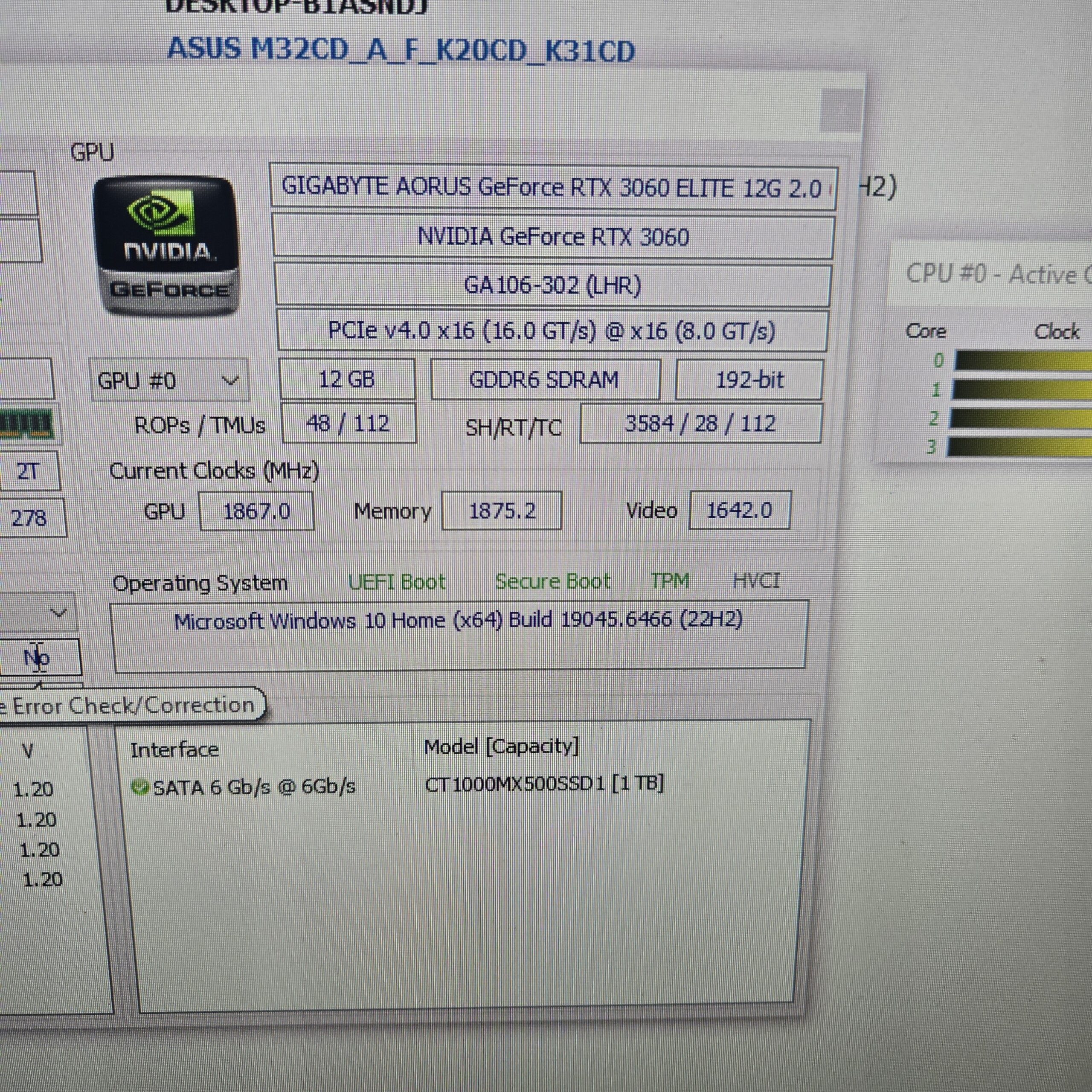 Gigabyte AORUS RTX 3060 ELITE 12G Rev 2.0 | Tested & Working | RGB Lights - Image 6