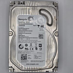 Seagate Desktop 2TB SATA 3.5" Internal HDD / Hard Drive Z4Z0L5TC - Good Health