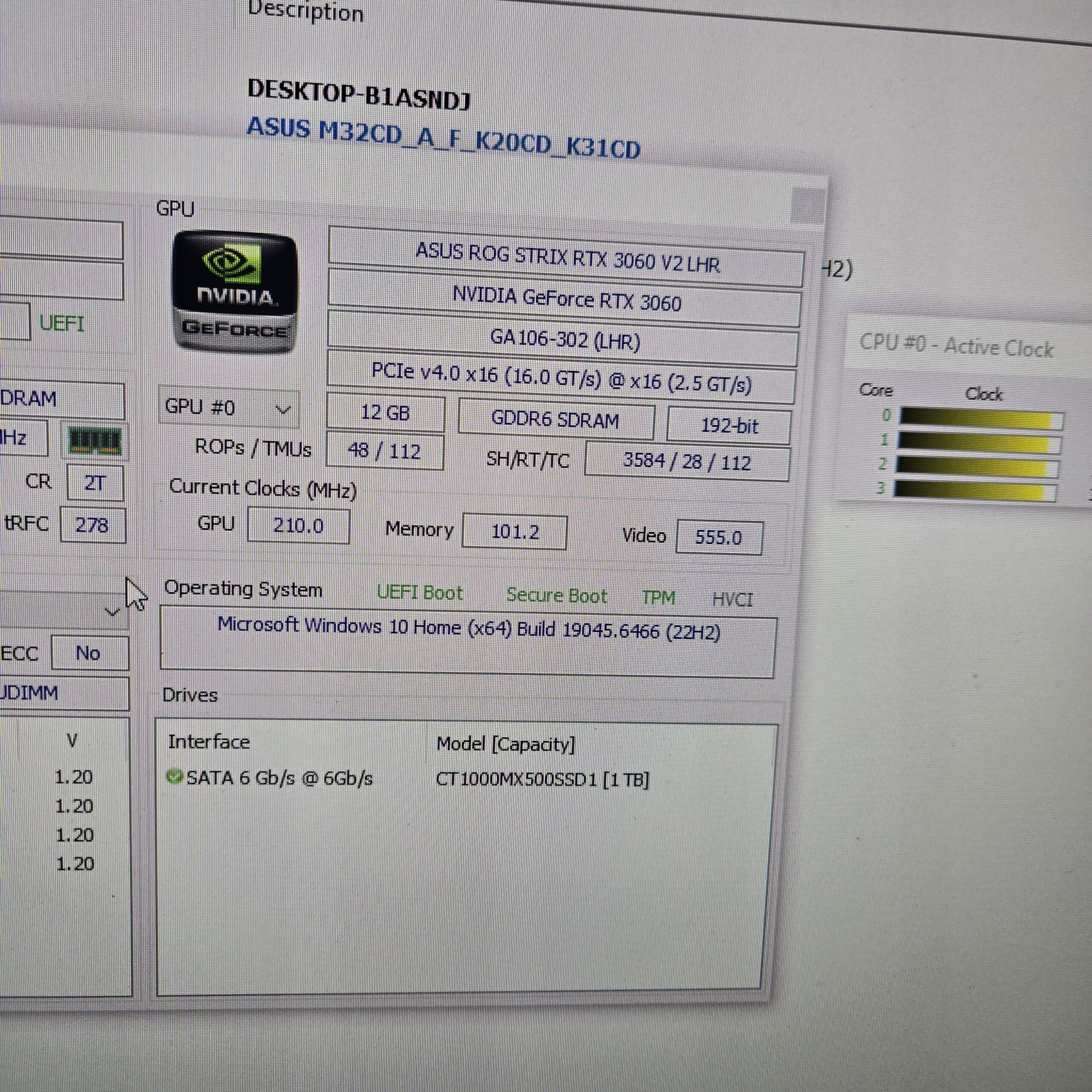 ASUS ROG Strix GeForce RTX 3060 V2 LHR 12GB GDDR6 RGB GPU - Image 9