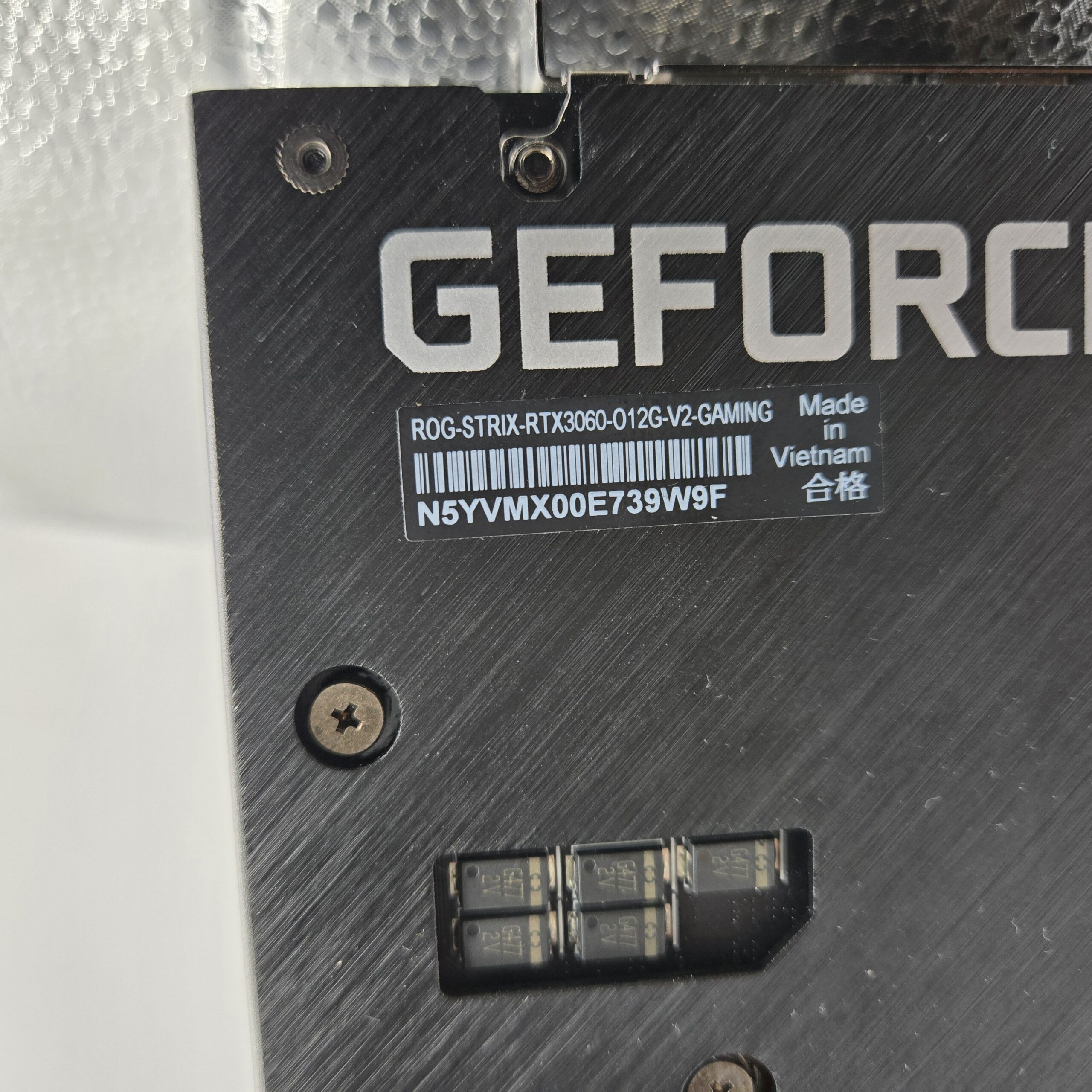 ASUS ROG Strix GeForce RTX 3060 V2 LHR 12GB GDDR6 RGB GPU - Image 5