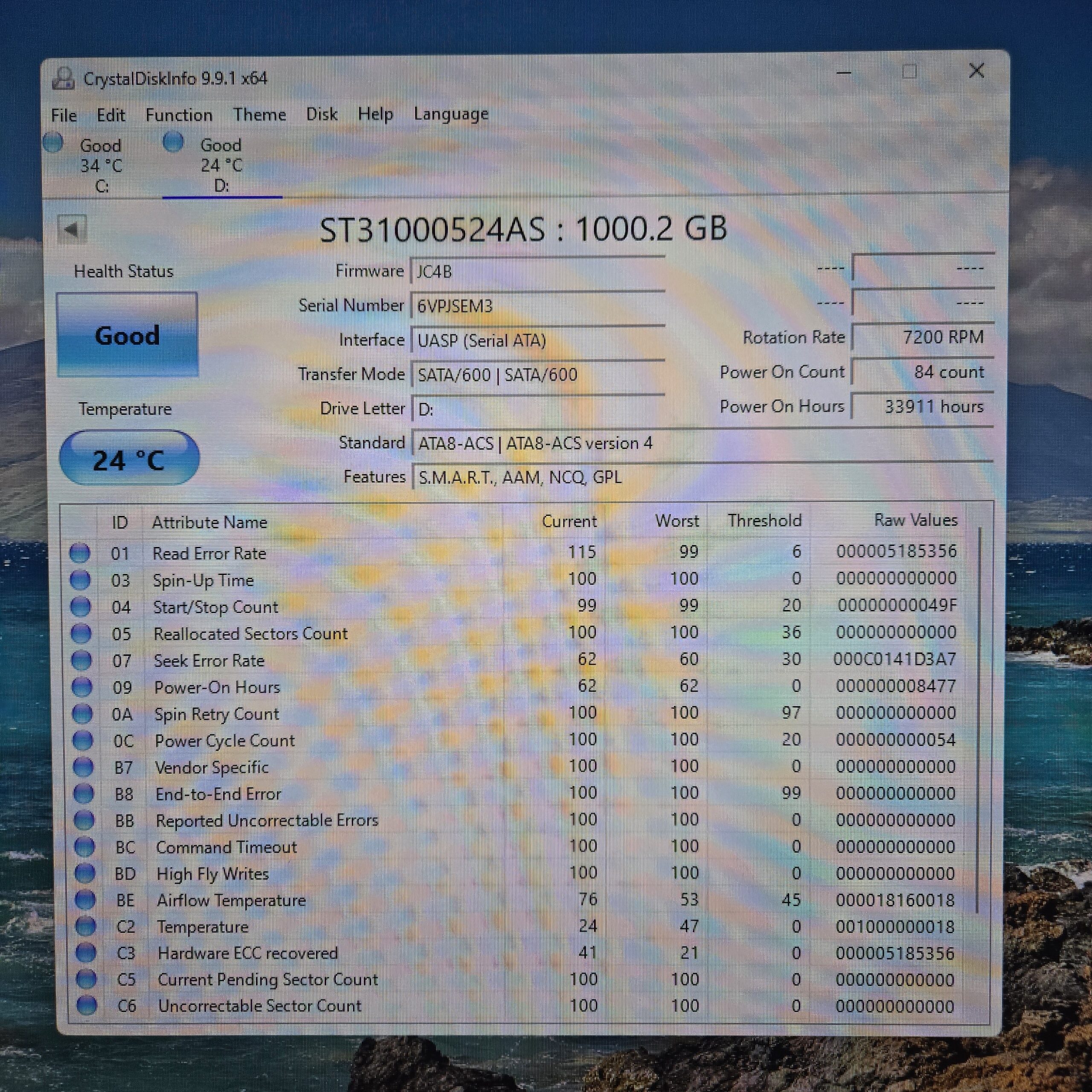 Seagate Barracuda 1TB ST31000524AS 3.5" SATA HDD Internal Hard Drive Tested Good - Image 3